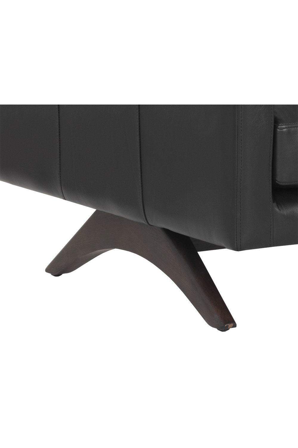 Retro-Inspired Leather Sofa by Splendido Rogers, alternate view 7