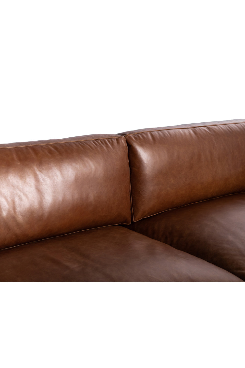 Oak‑Leg Leather Sofa by Splendido Rogers, alternate view 5
