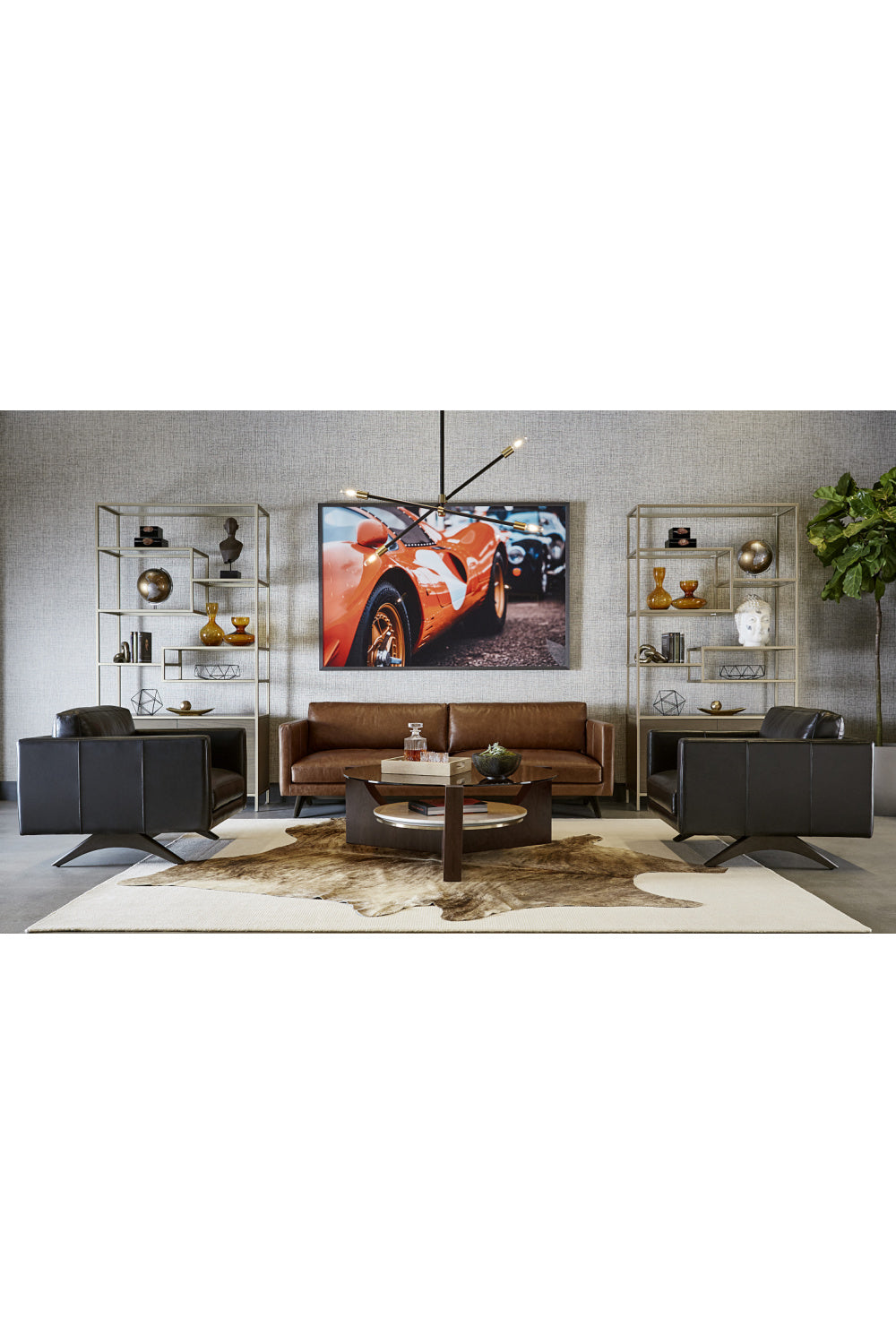 Oak‑Leg Leather Sofa by Splendido Rogers, alternate view 8