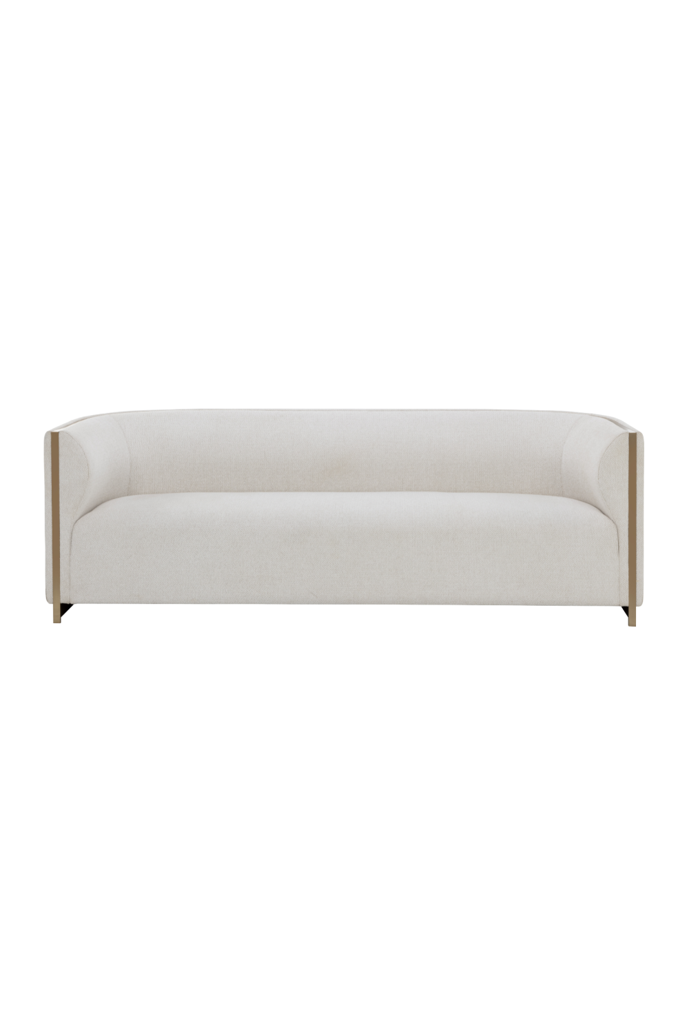 Gold Inlay Curved Sofa by Splendido Larron, alternate view 3