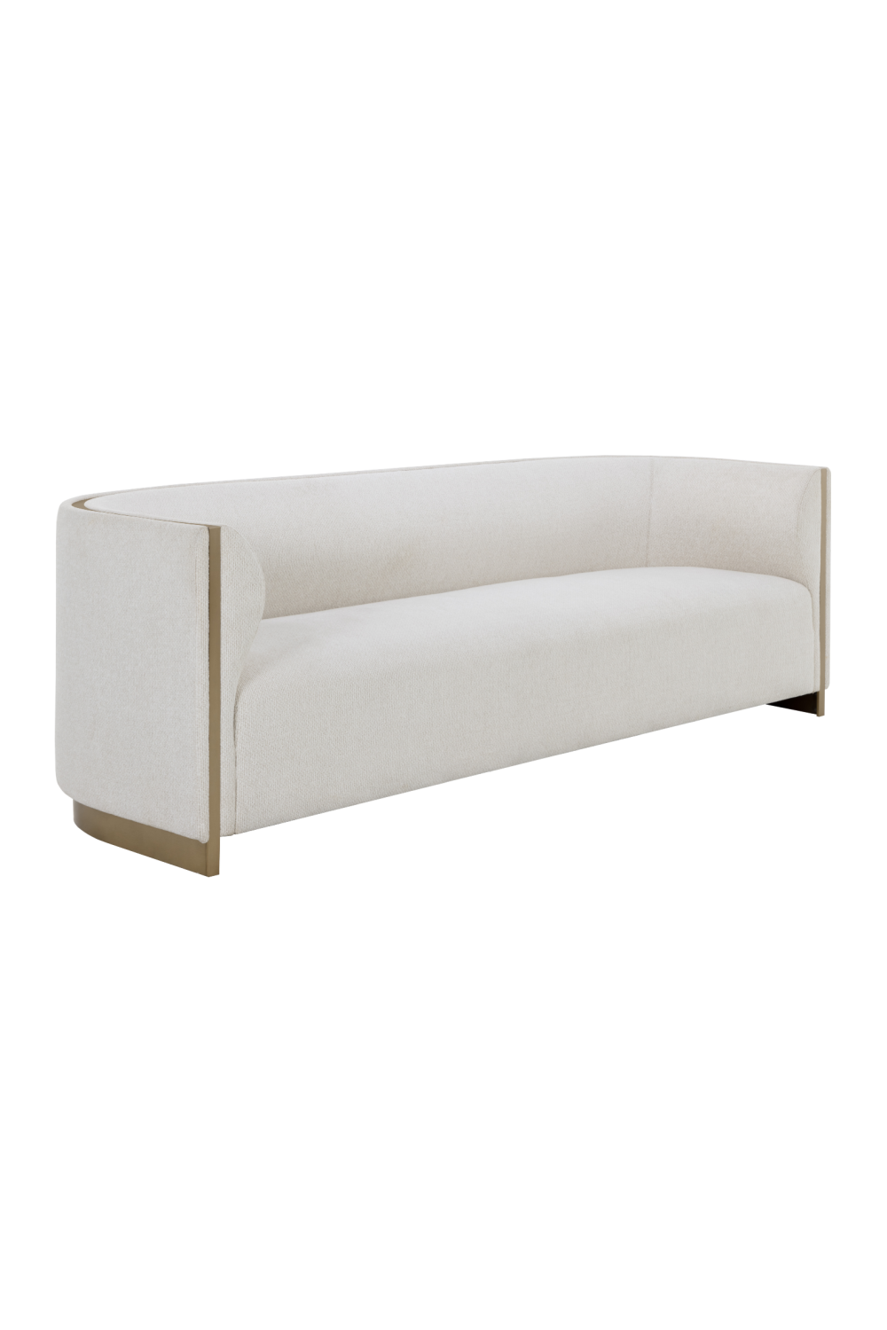 Gold Inlay Curved Sofa by Splendido Larron
