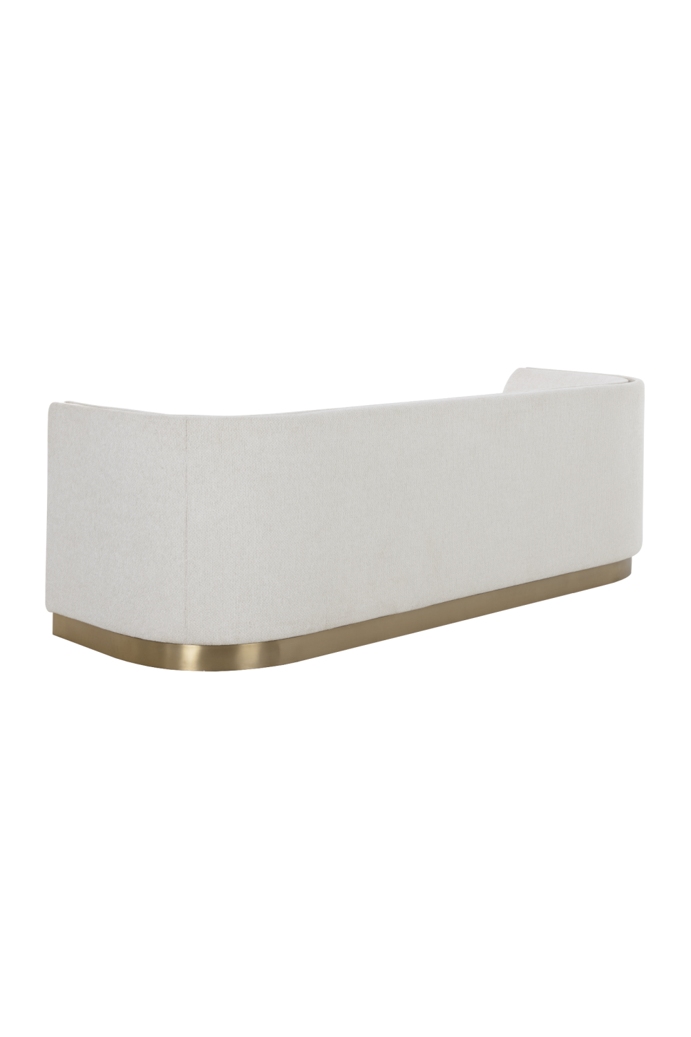 Gold Inlay Curved Sofa by Splendido Larron, alternate view 4