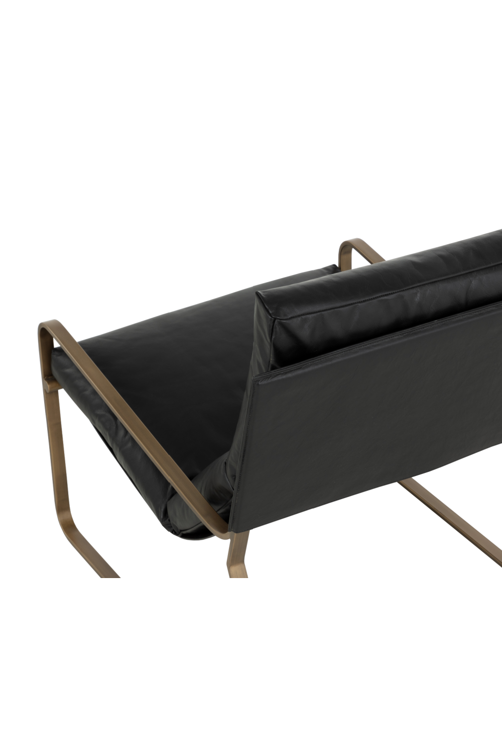Scooped Leather Lounge Chair by Splendido Zancor Accent Chair, alternate view 22