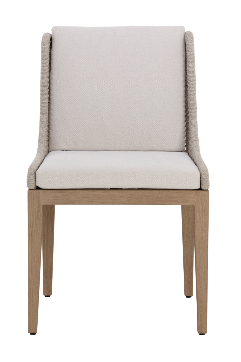 Contemporary Indoor/Outdoor Teak & Woven Dining Chair by Splendido Sorrento Outdoor Dining Chair