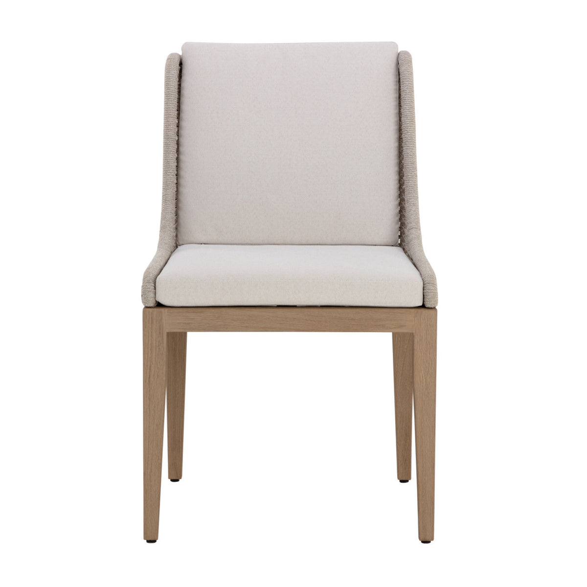 Contemporary Indoor/Outdoor Teak & Woven Dining Chair | Splendido Sorrento