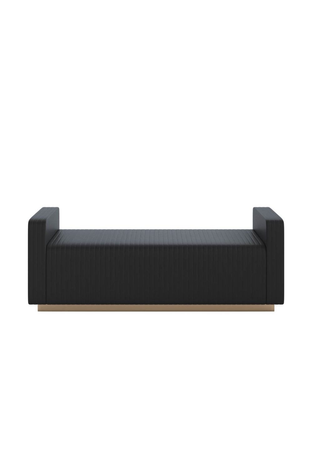 Channel-Tufted Fabric Bench by Splendido Odette, alternate view 13