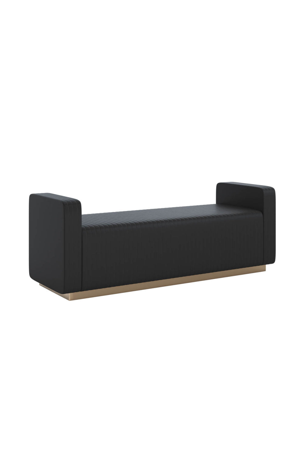 Channel-Tufted Fabric Bench by Splendido Odette, alternate view 12