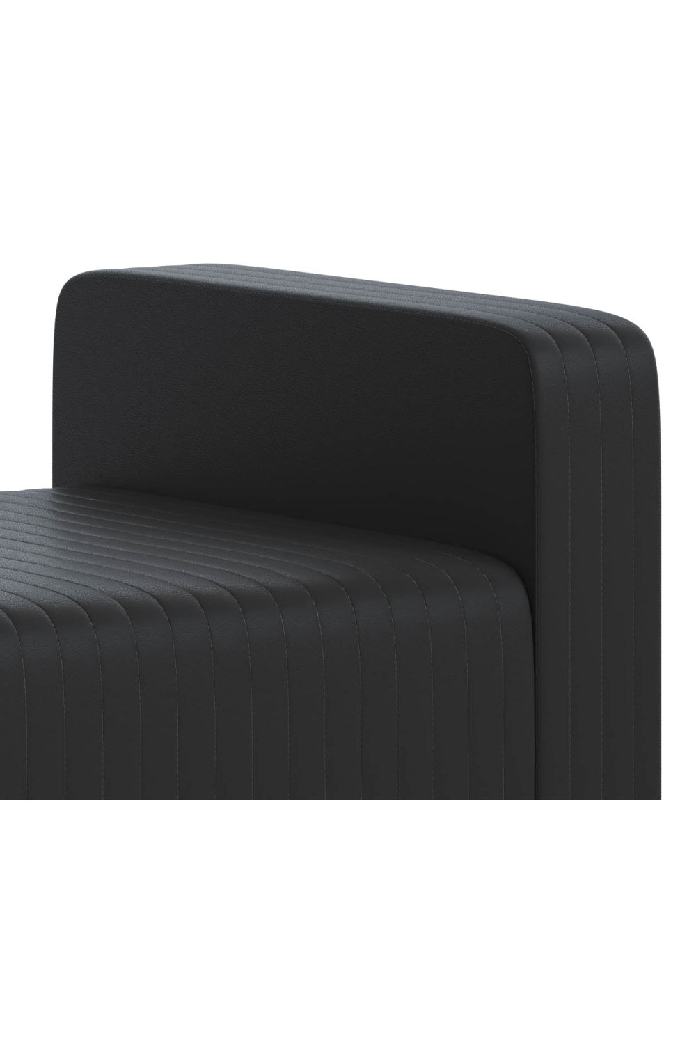 Channel-Tufted Fabric Bench by Splendido Odette, alternate view 16