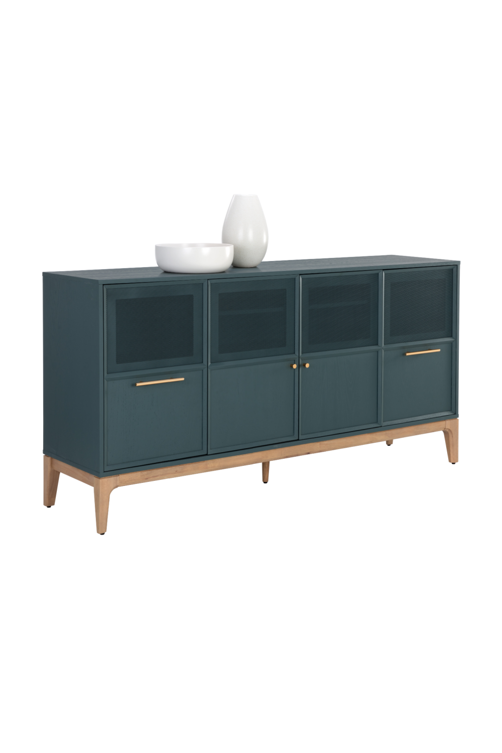 Teal Oak Sideboard by Splendido Rivero, alternate view 5