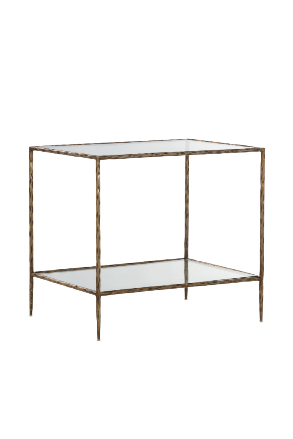 Hand-hammered Metal Nightstand by Splendido Emine, alternate view 3