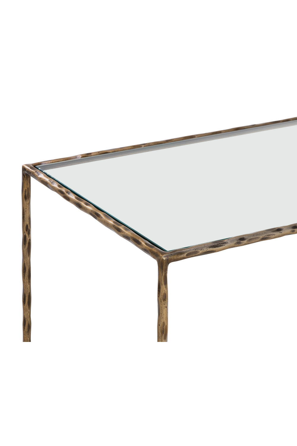 Hand-hammered Metal Nightstand by Splendido Emine, alternate view 5