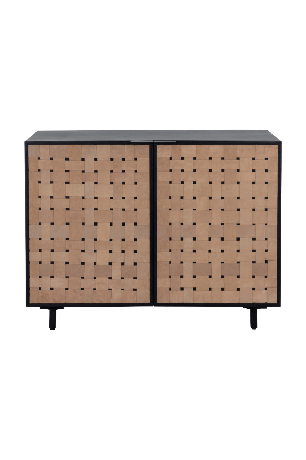 Sueded Tan Leather Sideboard by Splendido Omari, alternate view 3