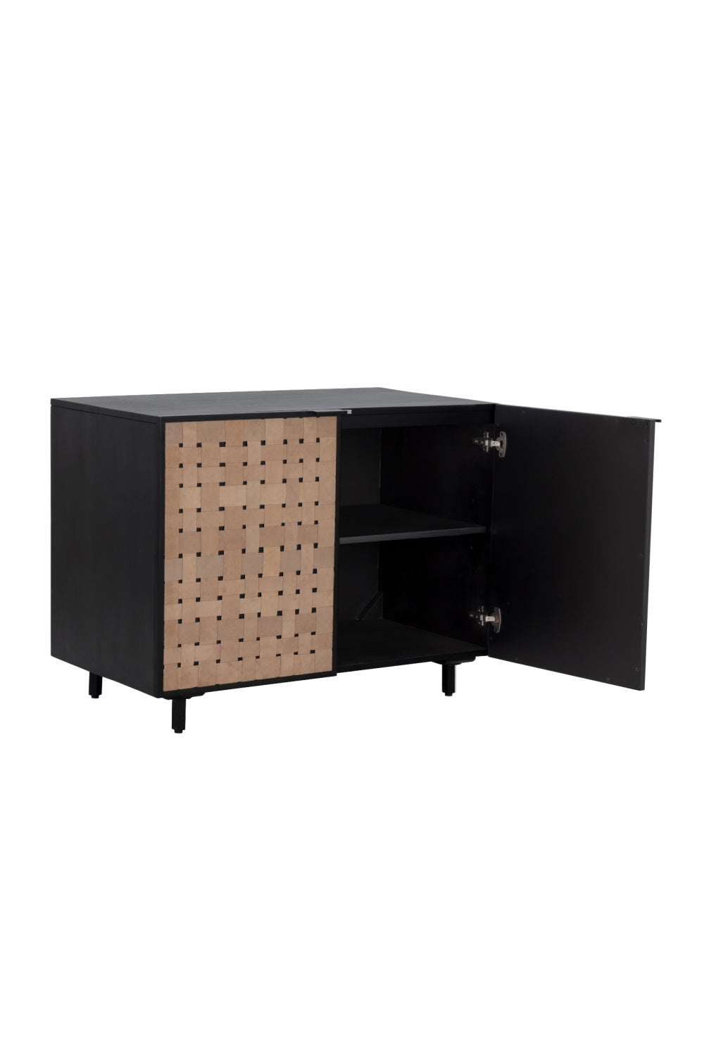 Sueded Tan Leather Sideboard by Splendido Omari, alternate view 4