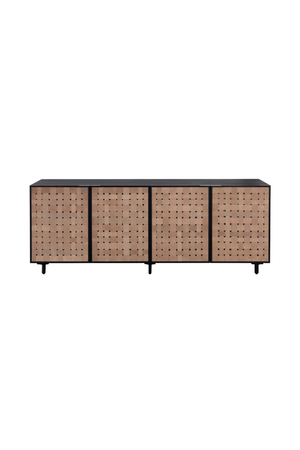 Sueded Tan Leather Sideboard by Splendido Omari, alternate view 13