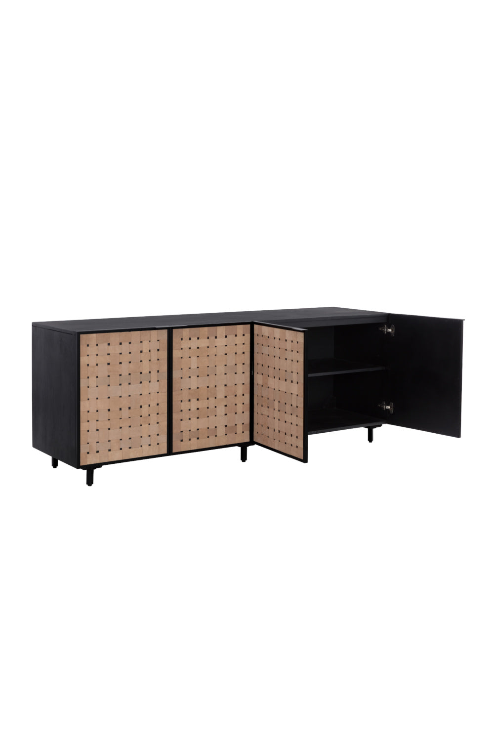 Sueded Tan Leather Sideboard by Splendido Omari, alternate view 15