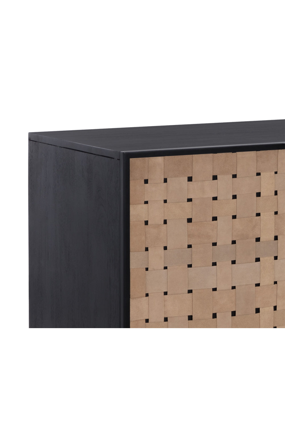 Sueded Tan Leather Sideboard by Splendido Omari, alternate view 16