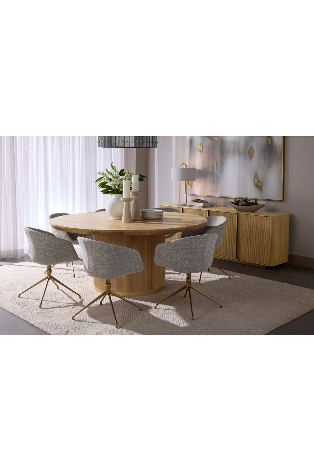 Oak 4-Door Sideboard by Splendido Kalla, alternate view 10
