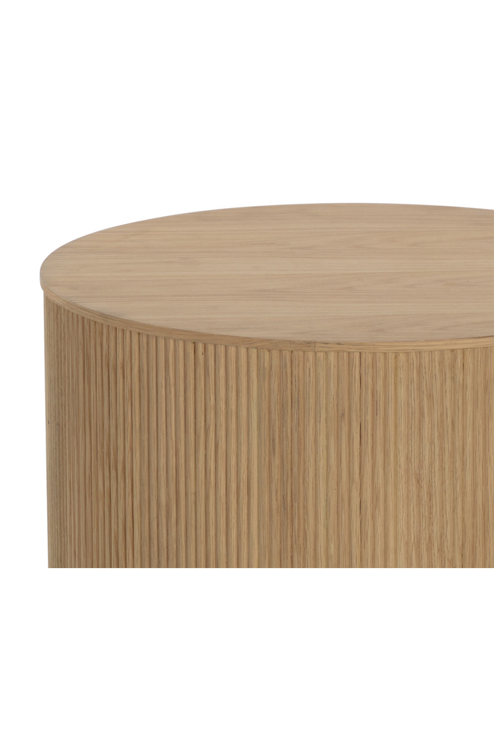 Reeded Oak Side Table by Splendido Kalla, alternate view 5