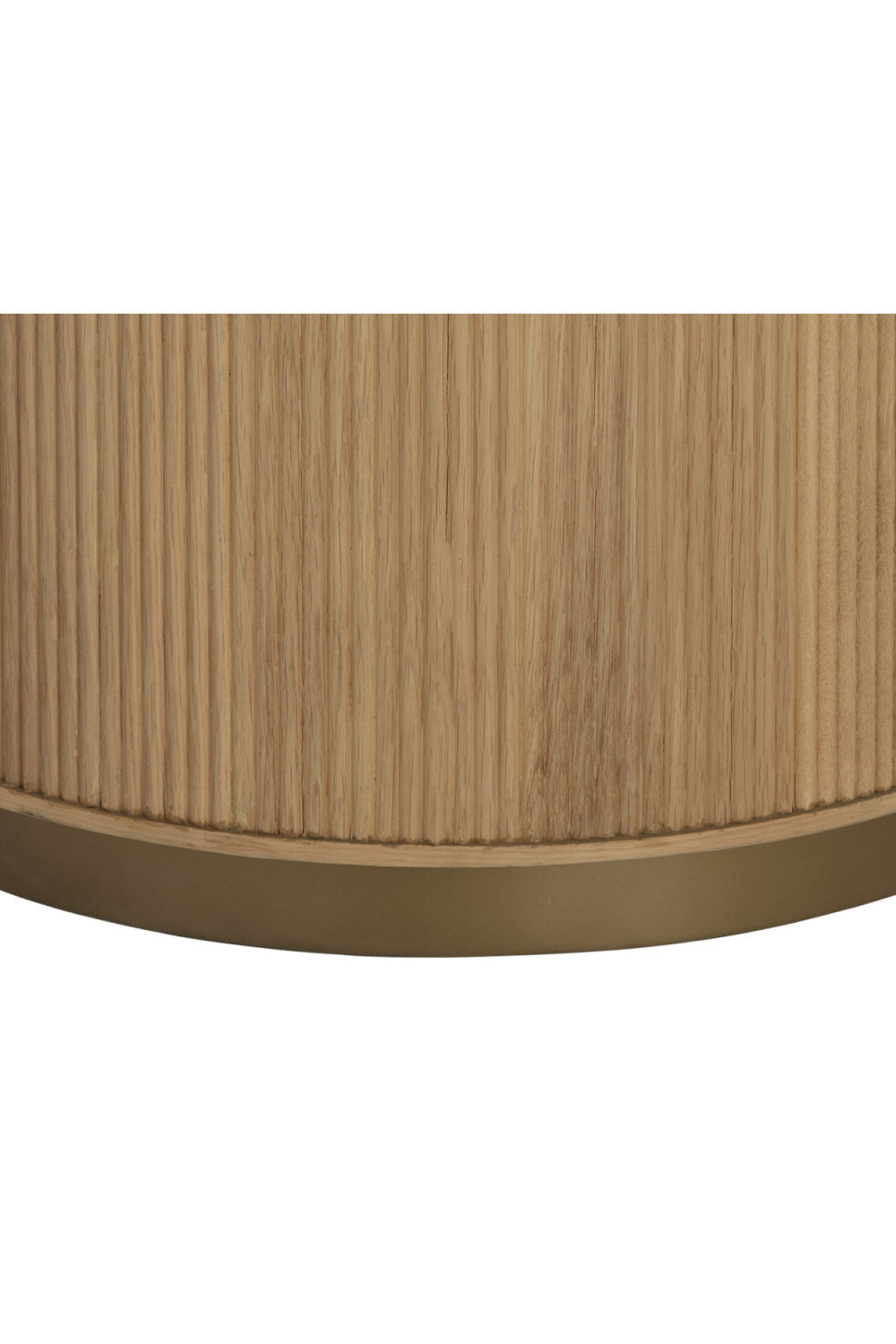 Reeded Oak Side Table by Splendido Kalla, alternate view 6