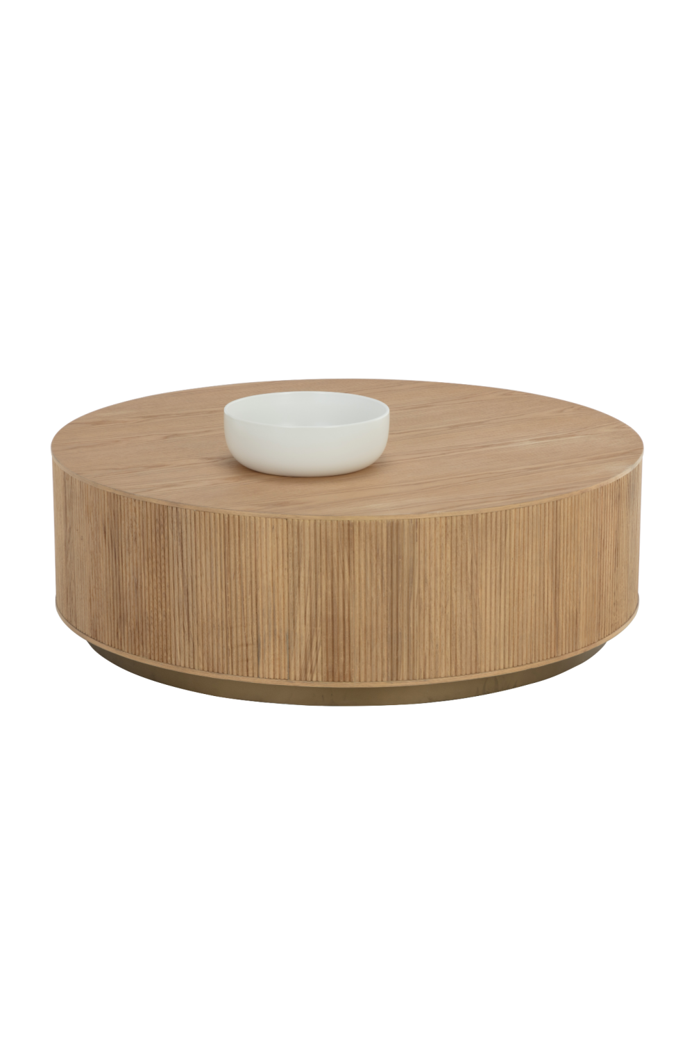 Reeded Oak Coffee Table by Splendido Kalla, alternate view 3