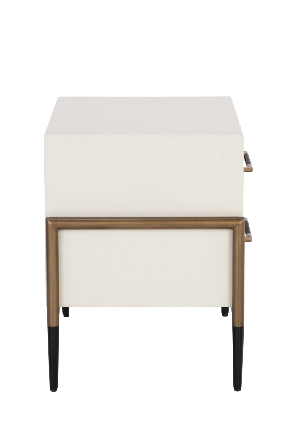 Acacia Veneer 2-Drawer Nightstand by Splendido Weldrick, alternate view 5