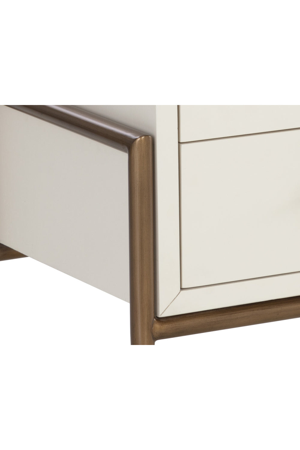 Acacia Veneer 2-Drawer Nightstand by Splendido Weldrick, alternate view 7