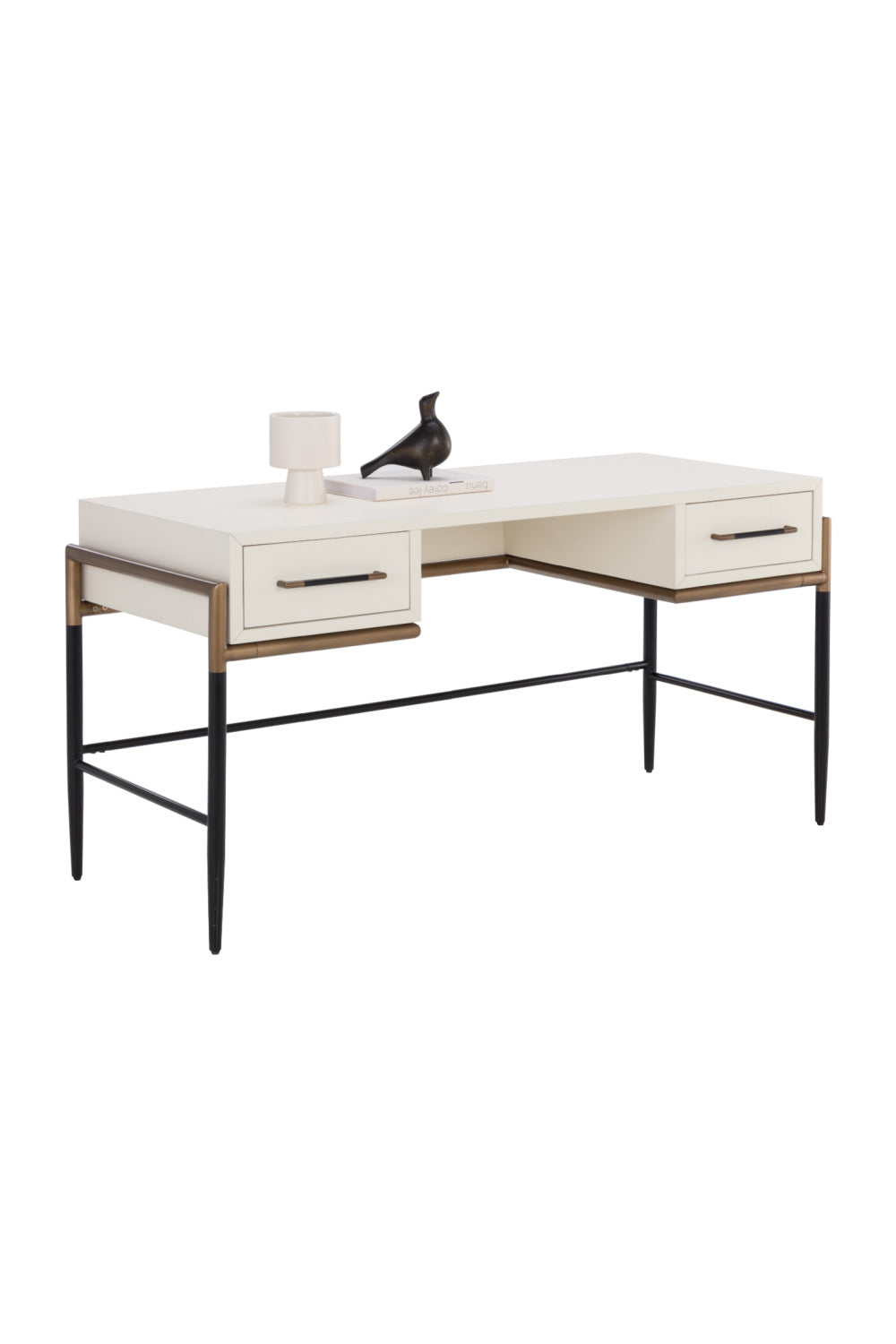 Painted Wood Office Desk by Splendido Weldrick, alternate view 4