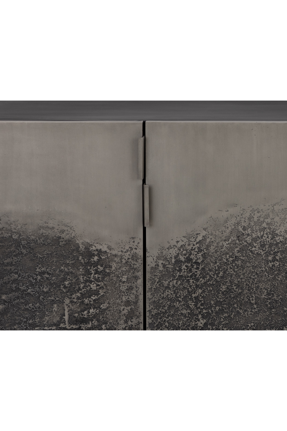 Modern European furniture - Antique Silver 4-Door Sideboard - www.oroa.com