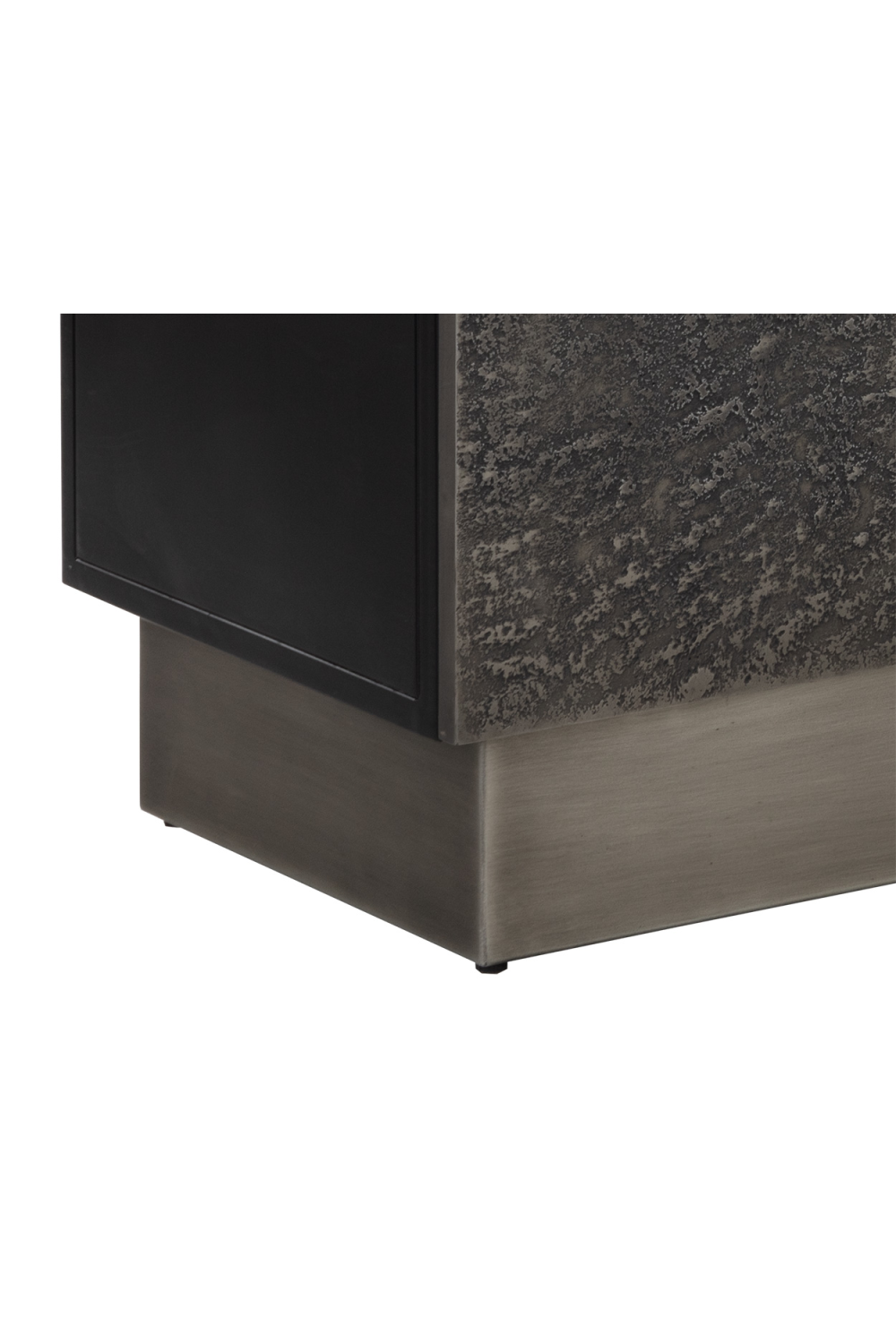 Modern European furniture - Antique Silver 4-Door Sideboard - www.oroa.com