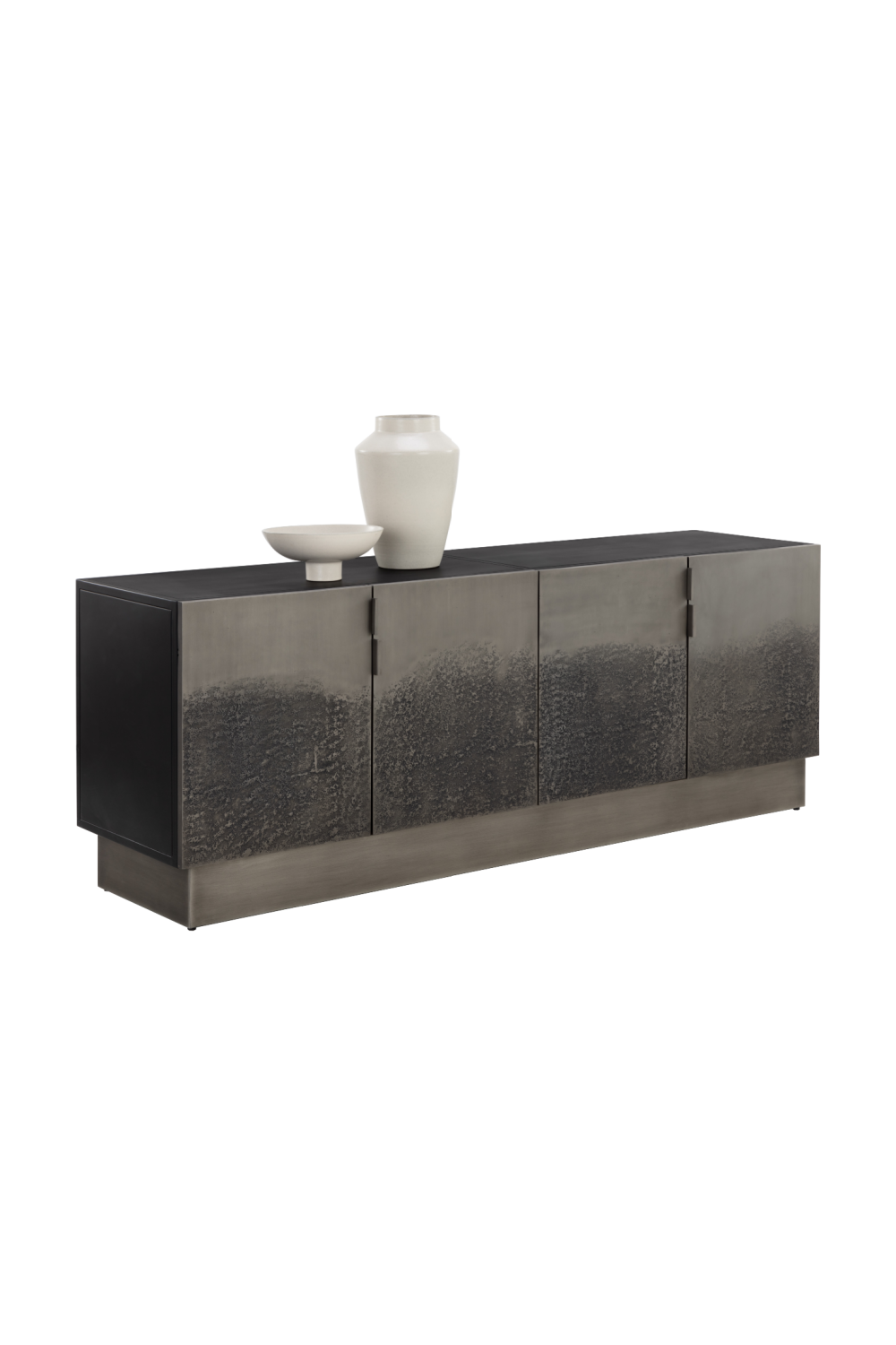 Antique Silver 4-Door Sideboard by Splendido Caddo, alternate view 5