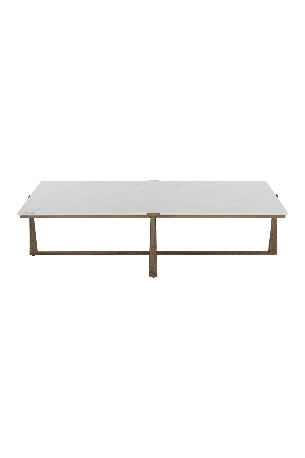Rectangular White Marble Coffee Table by Splendido Cowell