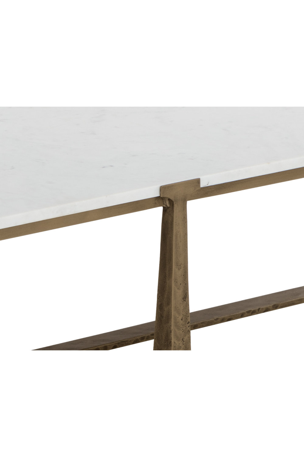 Rectangular White Marble Coffee Table by Splendido Cowell, alternate view 5