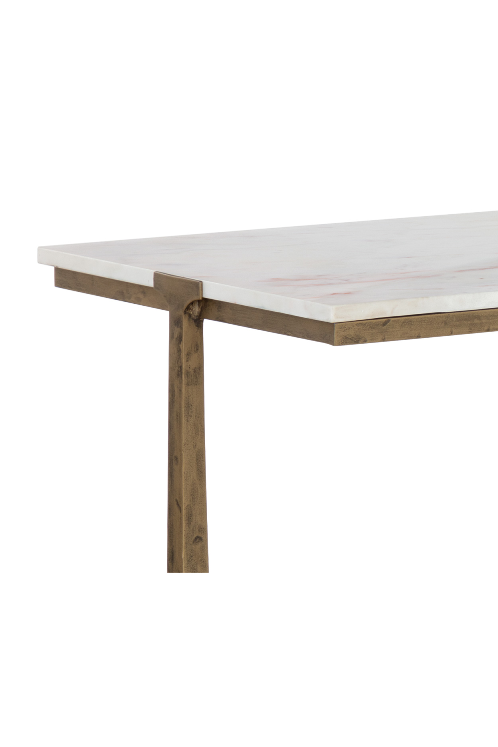White Marble Console Table by Splendido Cowell, alternate view 6