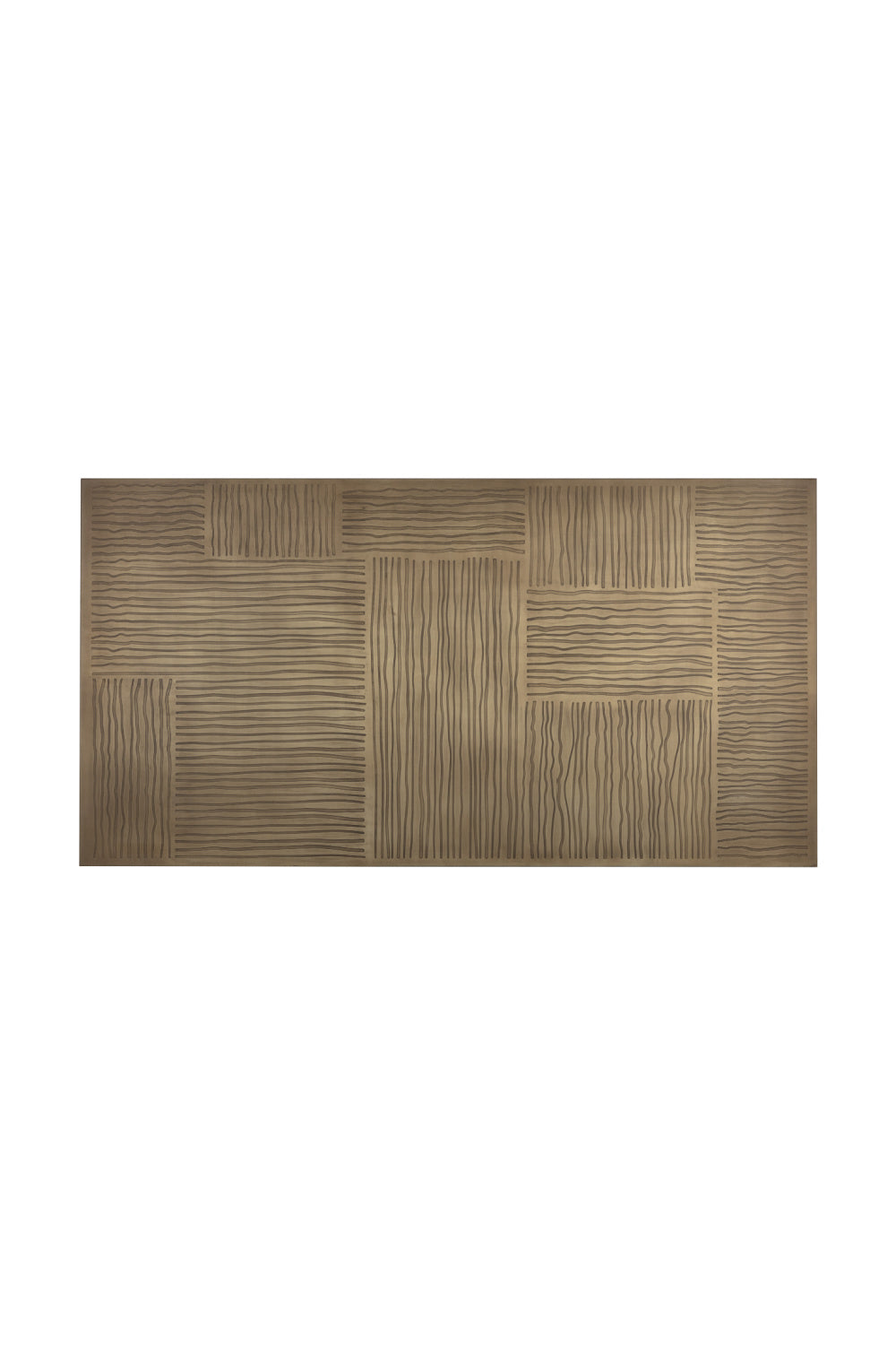 Antique Brass Rectangular Bar Table by Splendido Corina Dining Table, alternate view 6