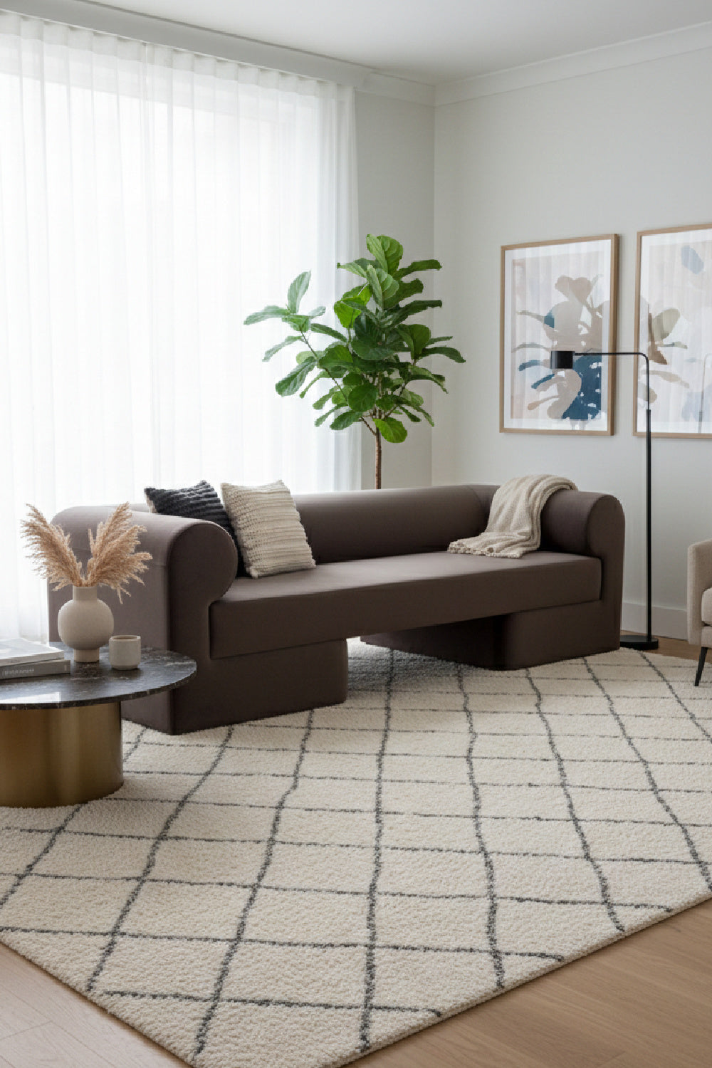 Dark Gray Contemporary Sofa by Splendido Ionic, alternate view 2