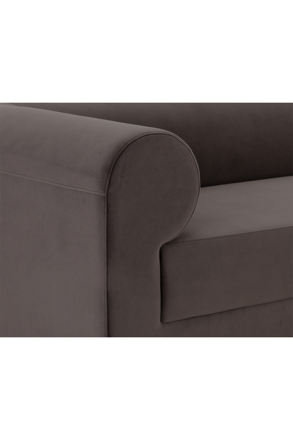 Dark Gray Contemporary Sofa by Splendido Ionic, alternate view 5