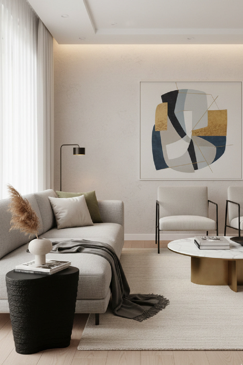 Modern European furniture - Black Ridged Indoor/Outdoor End Table - www.oroa.com