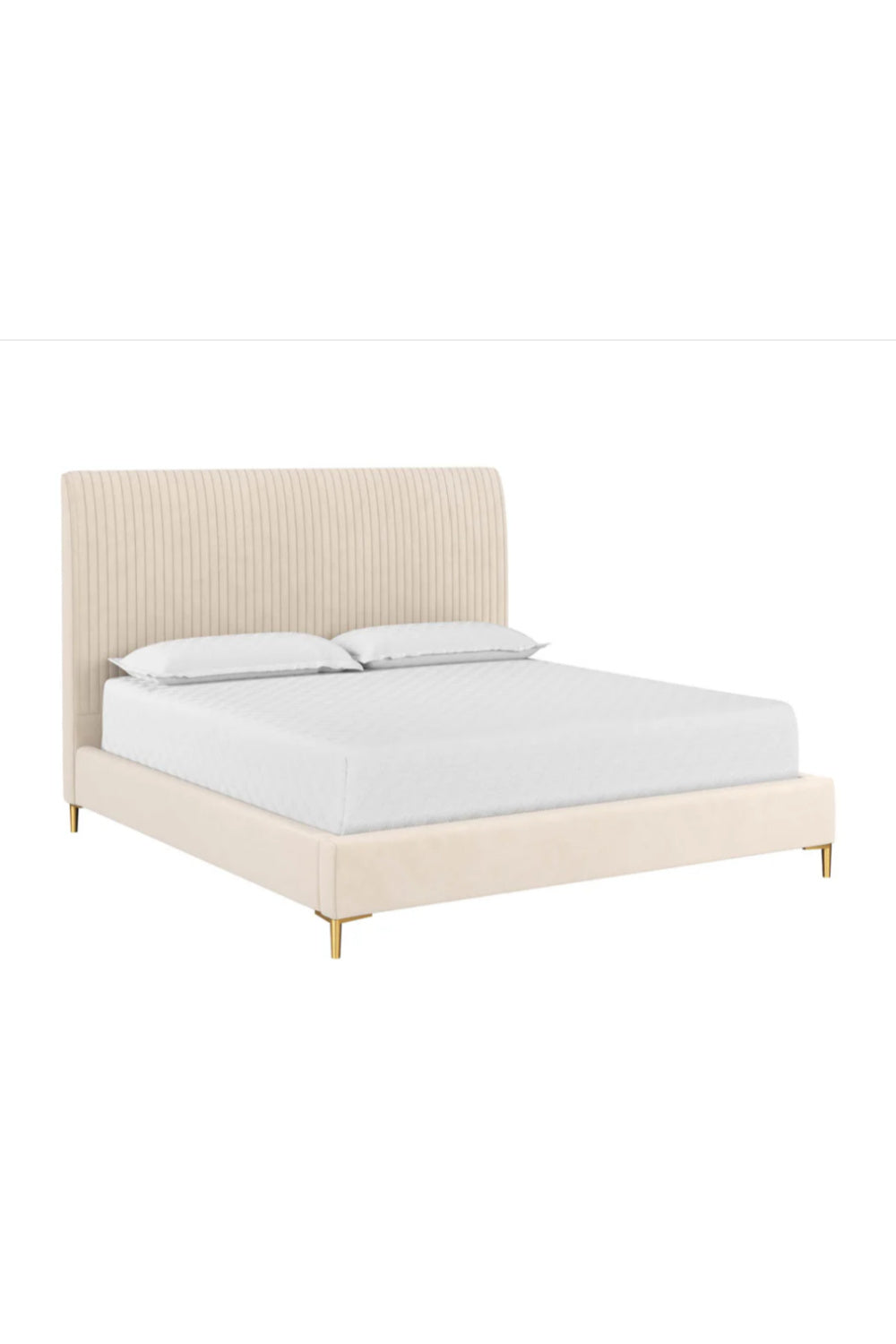 Vertical-Tufted Queen Bed by Splendido Harris