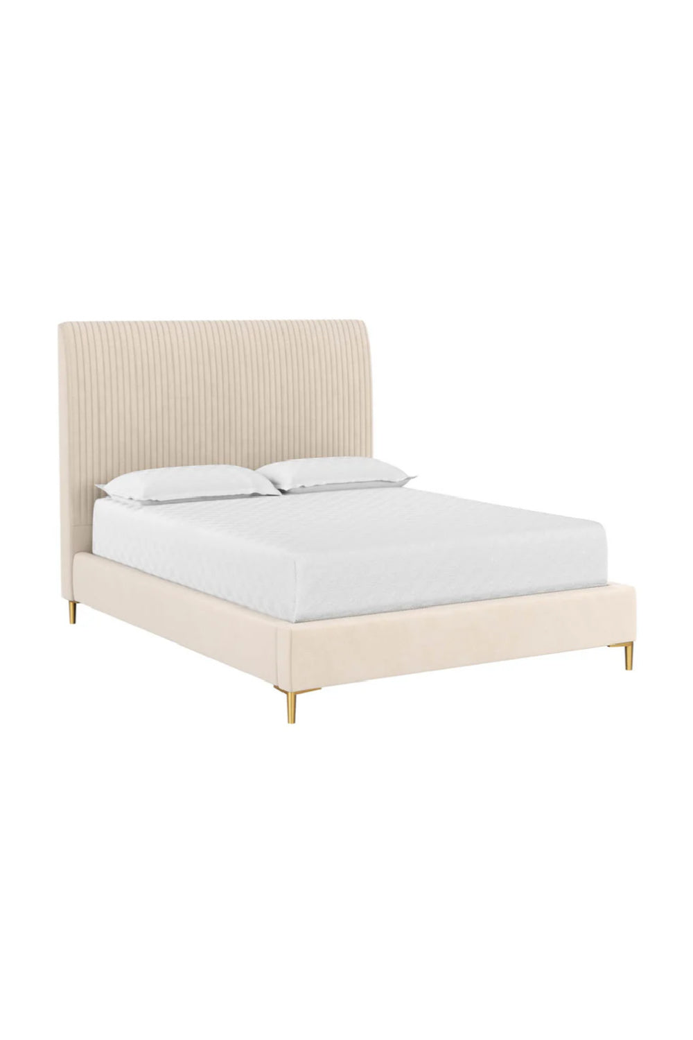 Vertical-Tufted Queen Bed by Splendido Harris, alternate view 8
