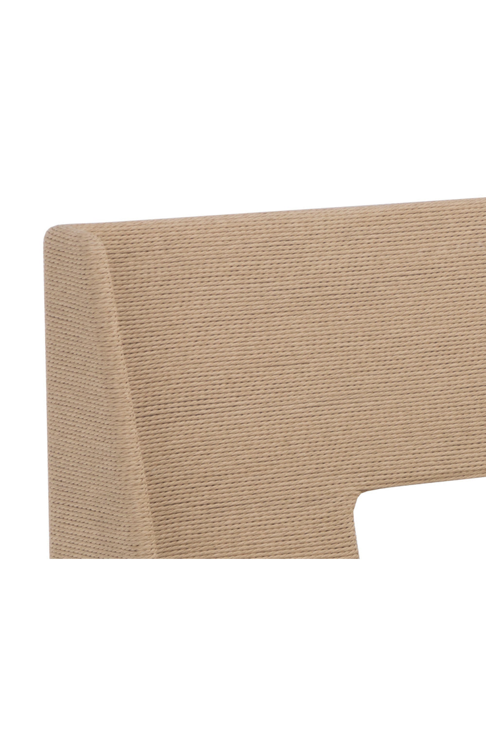 Brown Leather Seat Banquette by Splendido Brocco Bench, alternate view 6
