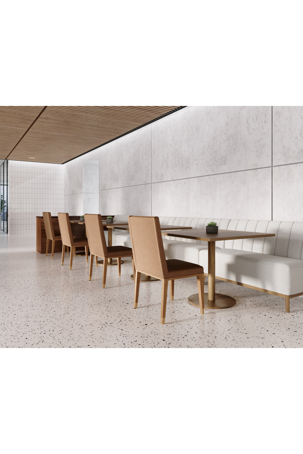 Rustic Oak Base Dining Chairs (2) by Splendido Kalla, alternate view 21