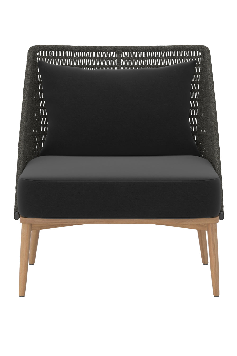 Woven Back Indoor/Outdoor Lounge Chair by Splendido Andria Accent Chair, alternate view 12
