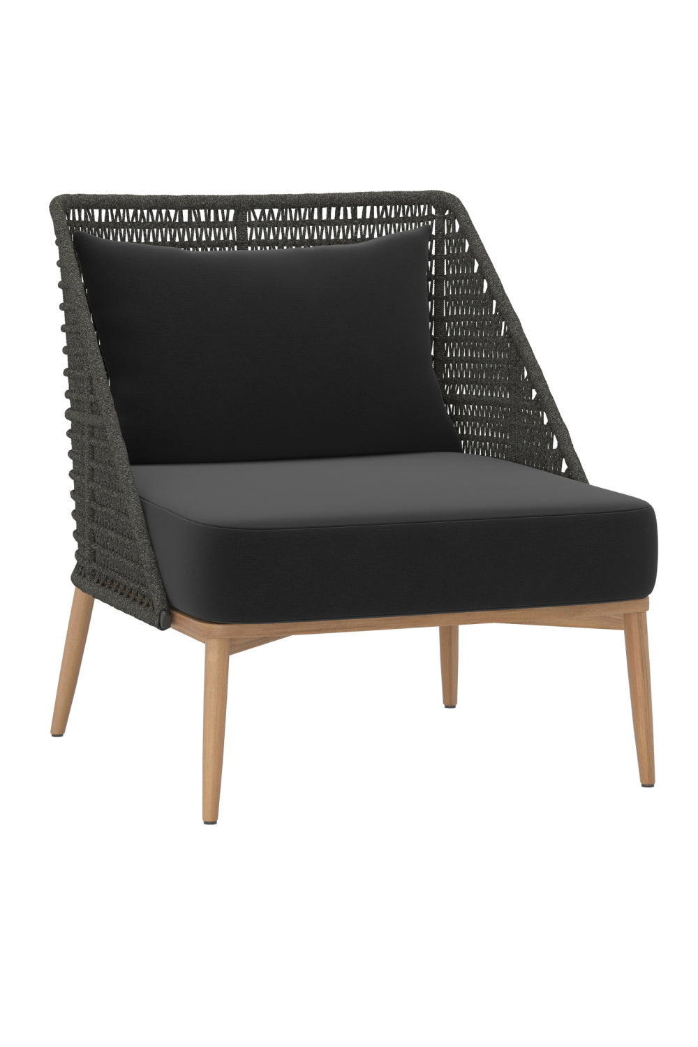 Woven Back Indoor/Outdoor Lounge Chair by Splendido Andria Accent Chair, alternate view 10