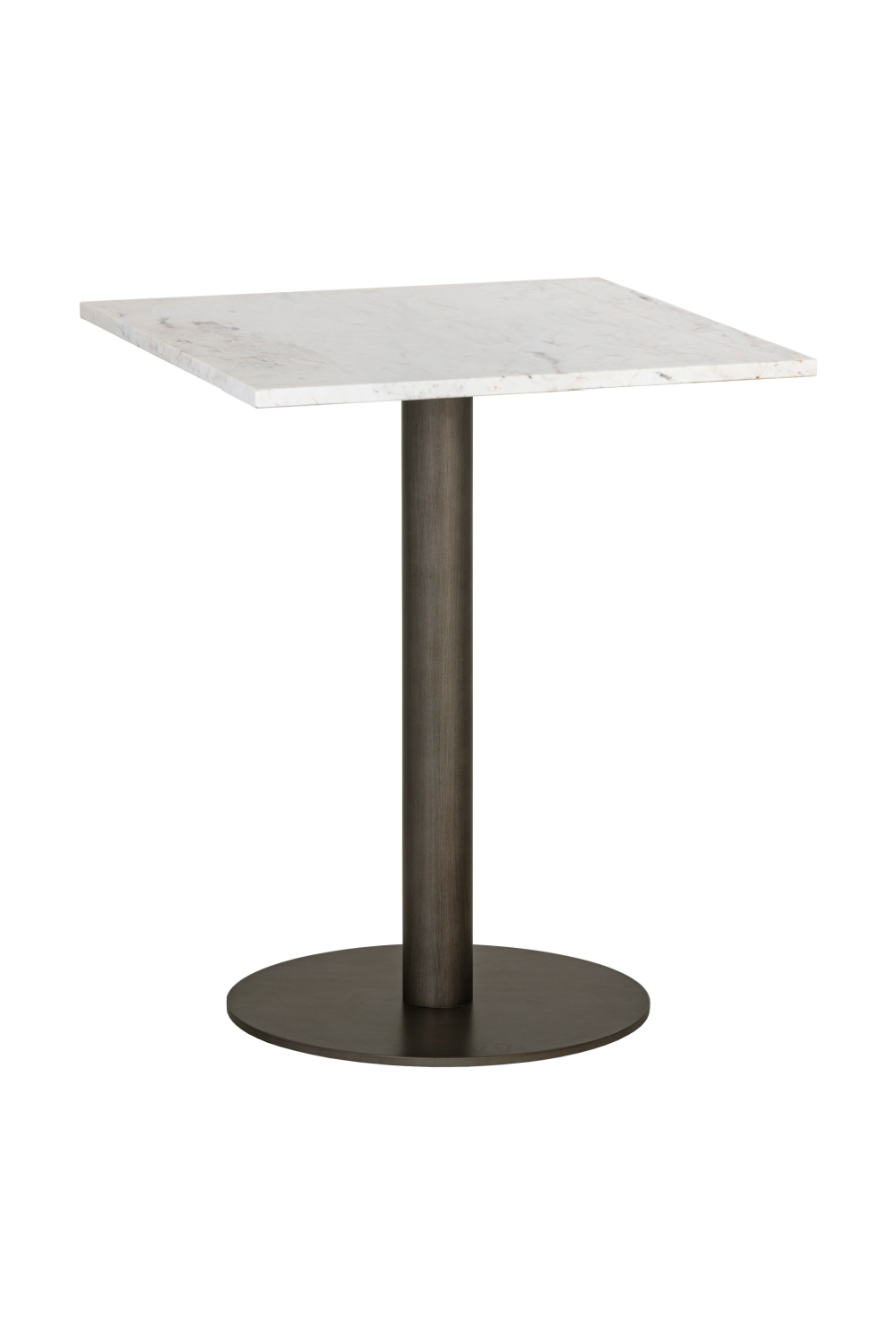 Square White Marble Bistro Table S by Splendido Claudia Dining Table