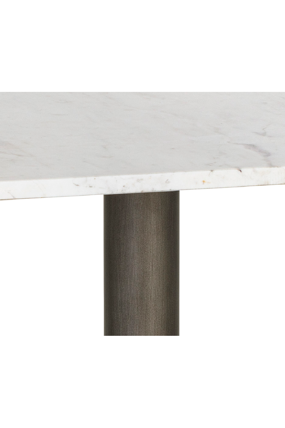 Square White Marble Bistro Table S by Splendido Claudia Dining Table, alternate view 4