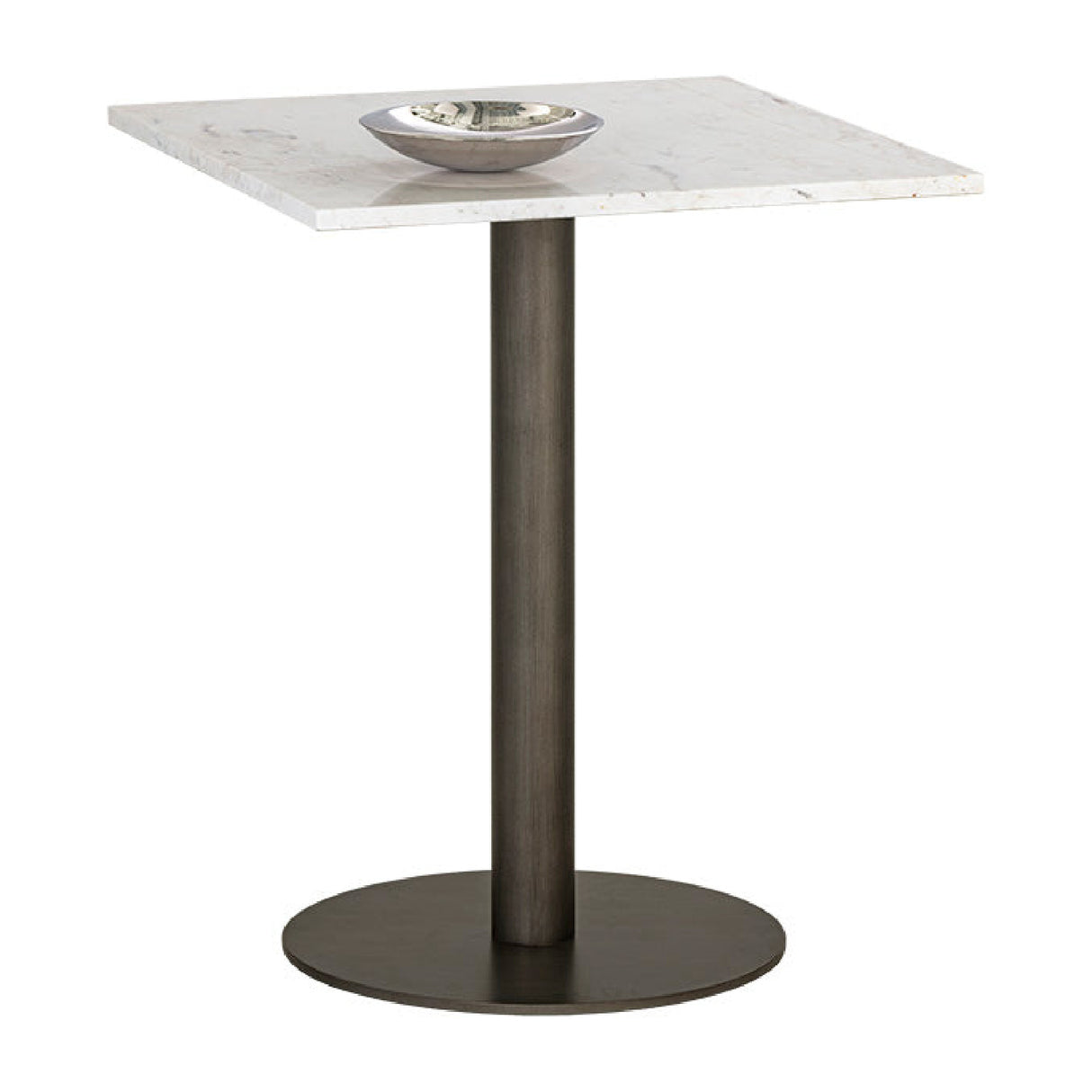 Modern European furniture - Square White Marble Bistro Table S - www.oroa.com