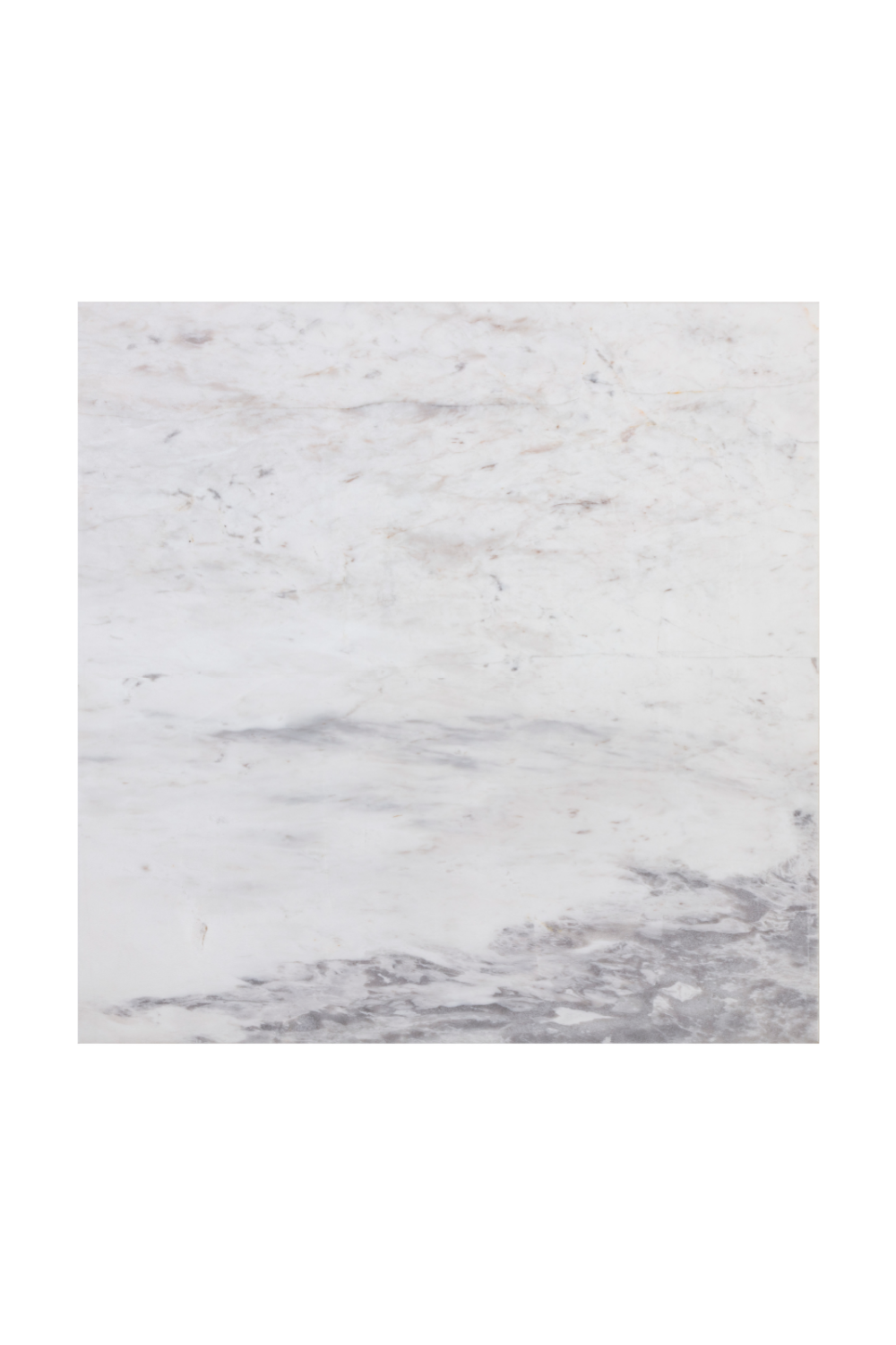 Square White Marble Bistro Table L by Splendido Claudia Dining Table, alternate view 4