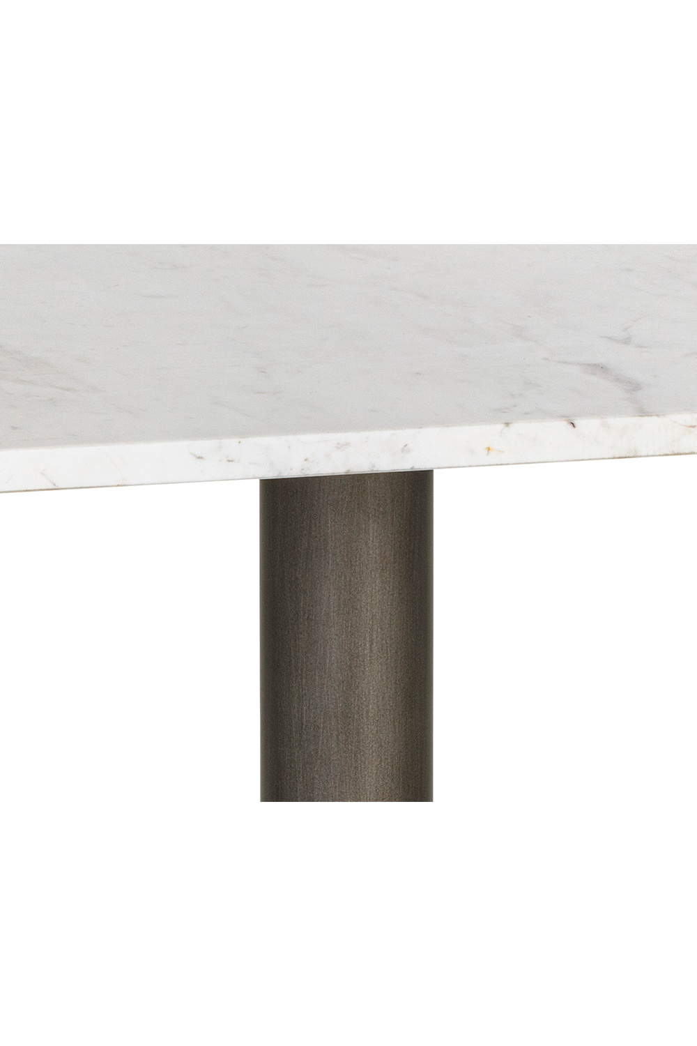 Square White Marble Bistro Table L by Splendido Claudia Dining Table, alternate view 5