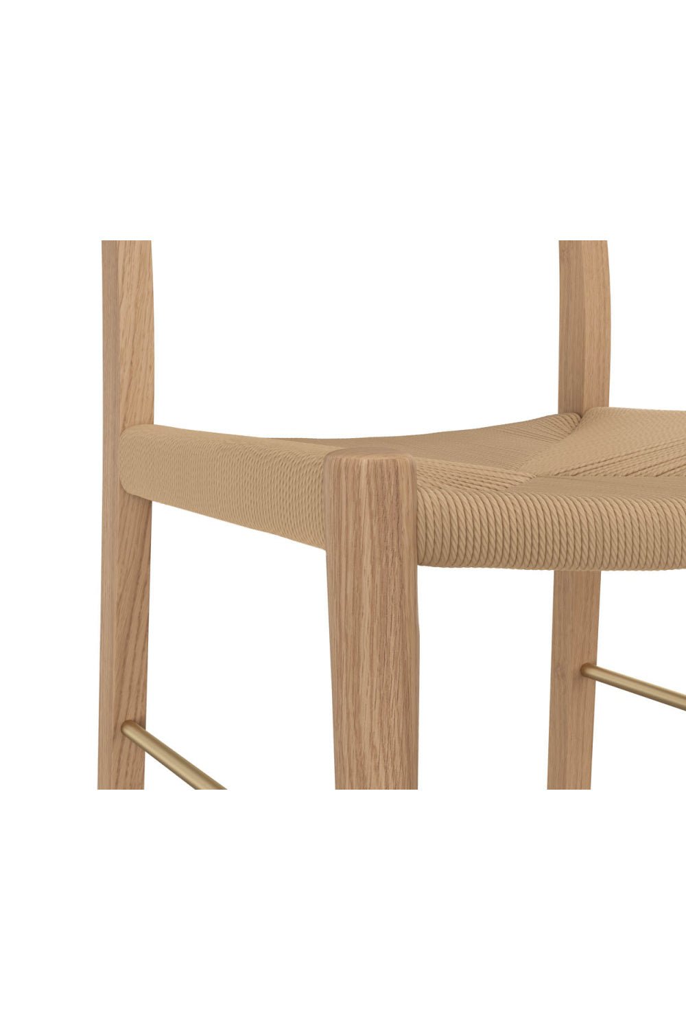 Natural Rope Seat Counter Stool by Splendido Bondi, alternate view 6