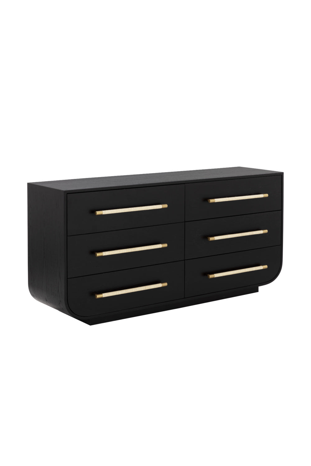 Black Oak 6-Drawer Dresser by Splendido Tarrant, alternate view 3